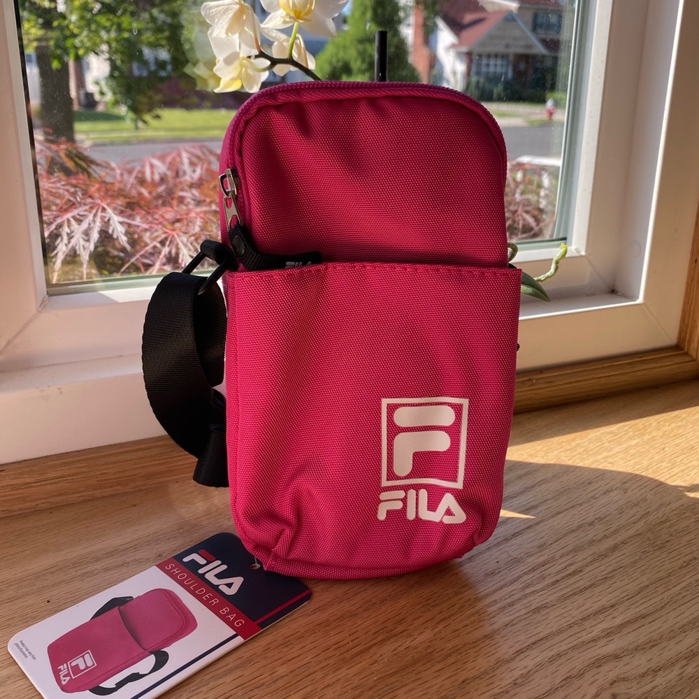 Pink Fila shoulder handbag